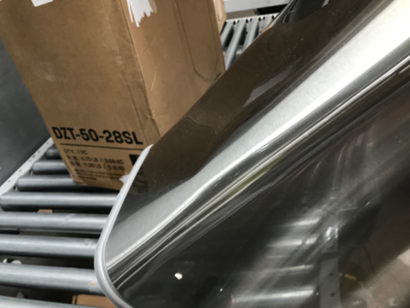 Photo 1 of Scratched/Dented**NINESTARS DZT-50-28SL Original Touchless Automatic Motion Sensor Trach Can, 13 Gal SL, Silver Trim 13 Gal SL Trash Can