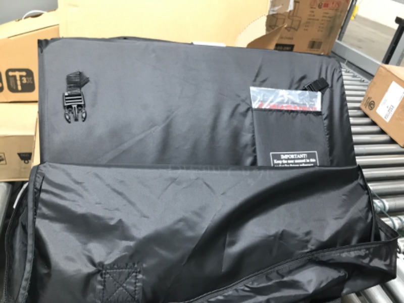 Photo 1 of Dream On Me Travel Light Playard In Black, Lightweight, Portable And Easy To Carry Baby Playard, Indoor And Outdoor - With A Soft And Comfortable Mattress Pad Black Playard