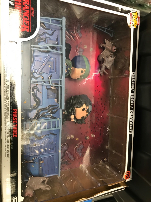 Photo 2 of **SEE NOTES**
Funko Pop! Moments Deluxe: Stranger Things - Phase Three, Dustin, Eddie, Demobats