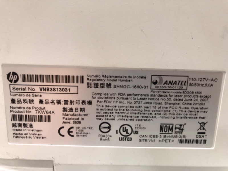 Photo 1 of LaserJet Pro M255dw Wireless Color Laser Printer