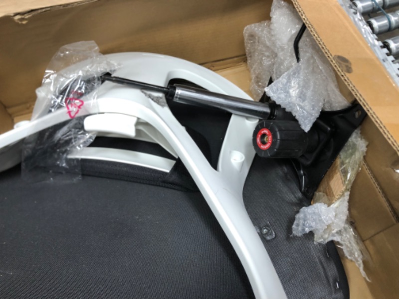 Photo 1 of **MISSING HARDWARE**
SICHY AGE Ergonomic Chair with Headrest Big and Tall Office Chair Computer Desk Chair Swivel Desk Chair Adjustable Headrest Lumbar Support Office Chair 450 lbs Heavy Duty Office Chair with Metal Base B+W heavy office chair