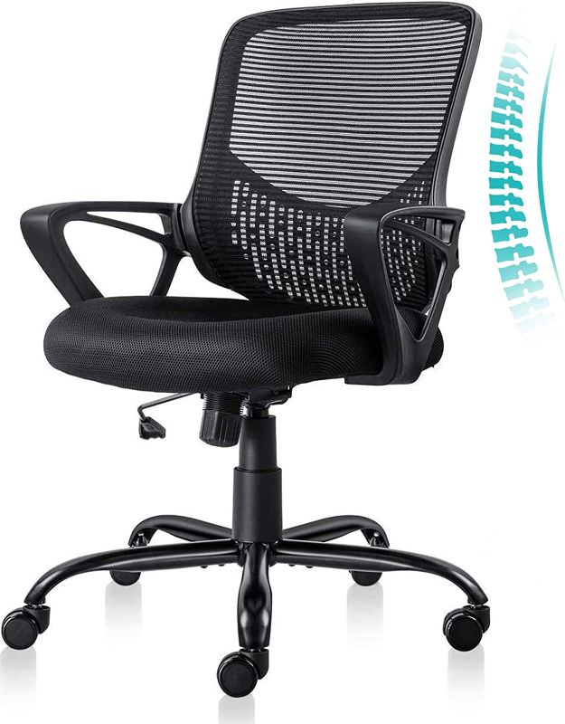 Photo 1 of Ergonomic Office Chair Mesh Back Office Desk Chair Computer Chair Mid Back Task Chair for Home Office Gaming
