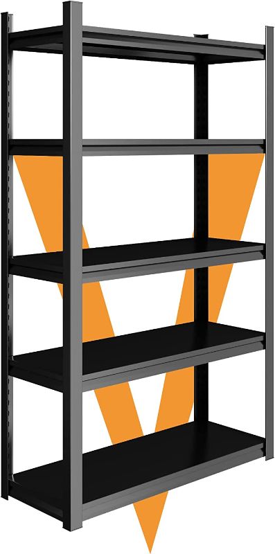 Photo 1 of (PARTS ONLY)BEESTMUEBLE 5 Tier Garage Shelving, Storage Shelves Heavy Duty Shelving, Adjustable Metal Shelf Rack and Shelf Units, Garage Shelving Heavy Duty Warehouse Industrial Shelving, 47.2" W x 18" D x 78" H
