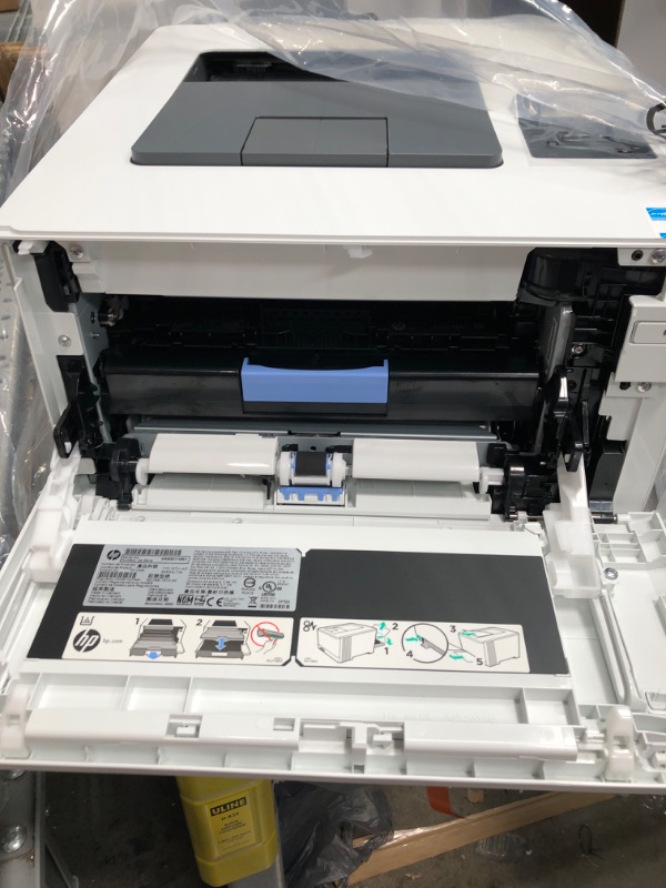 Photo 7 of HP Color LaserJet Pro M454dn Printer, Double-Sided Printing & Built-in Ethernet (W1Y44A) White