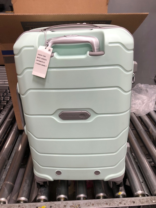 Photo 2 of Samsonite Freeform Hardside Expandable with Double Spinner Wheels, Carry-On 21-Inch, Mint Green