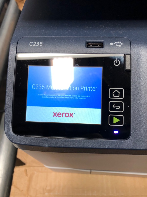 Photo 4 of Xerox C235/DNI Color Multifunction Printer, Print/Scan/Copy/Fax, Laser, Wireless, All in One
