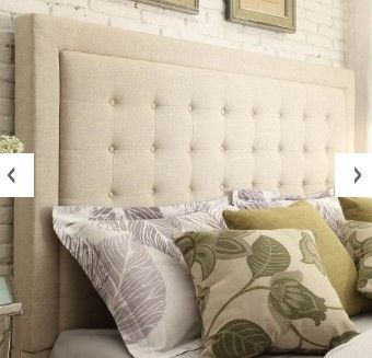 Photo 1 of *READ NOTES*66in L x 8in W x 52in H Beige Headboard(Unknown Brand)