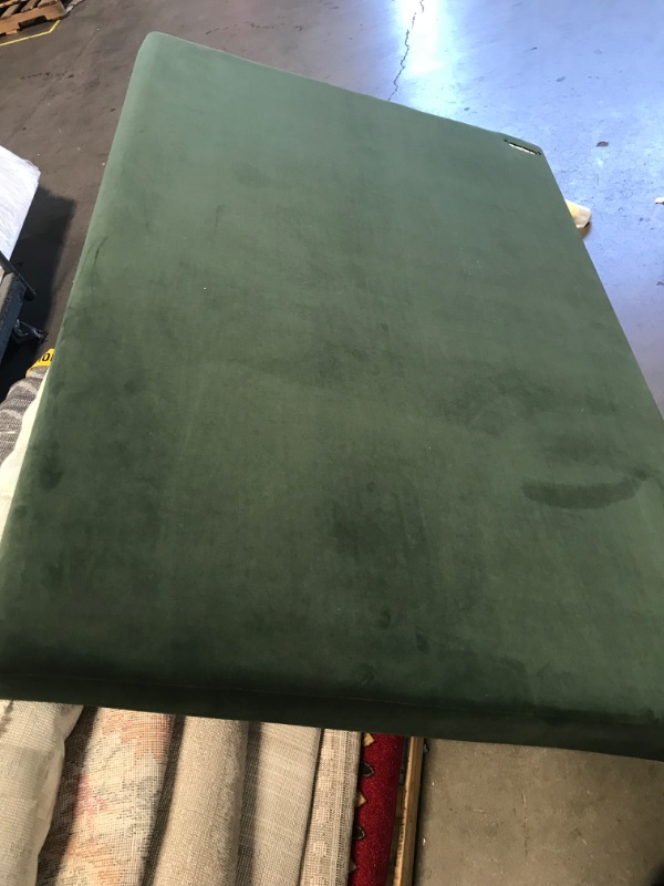 Photo 2 of *READ NOTES*66in L x 4in W x 51in H Green Headboard(Unknown Brand)