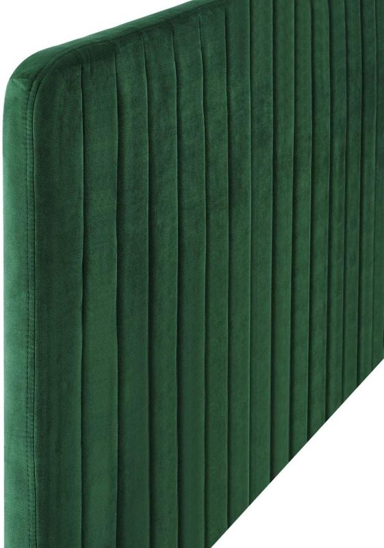 Photo 1 of *READ NOTES*66in L x 4in W x 51in H Green Headboard(Unknown Brand)