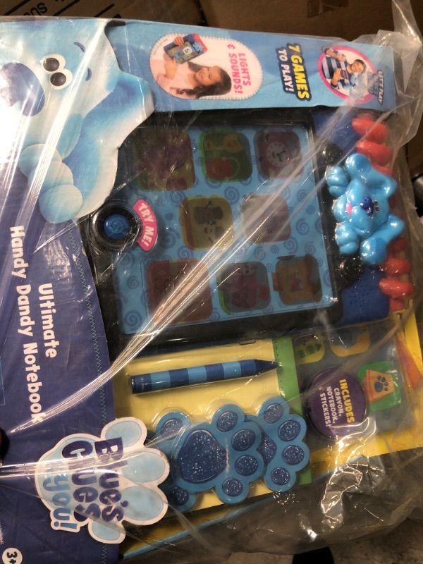 Photo 2 of Blue’s Clues & You! Ultimate Handy Dandy Notebook, Interactive Kids Toy with Lights and Sounds, Blue's Clues Game, by Just Play