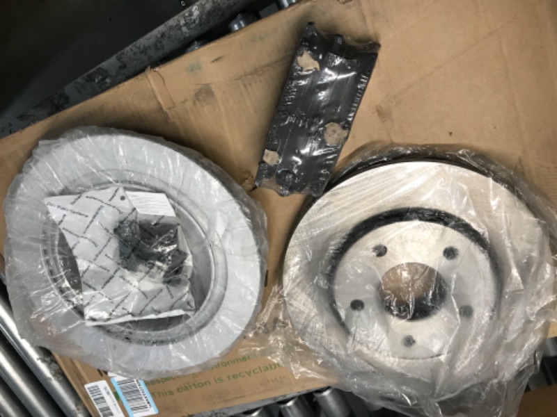 Photo 2 of Front Dynamic Friction Company GEOSPEC Coated Brake Rotor 604-67098 (1) For 2007-2010 INFINITI QX56, 2007-2015 Nissan Armada, 2007-2022 Nissan Titan Grey