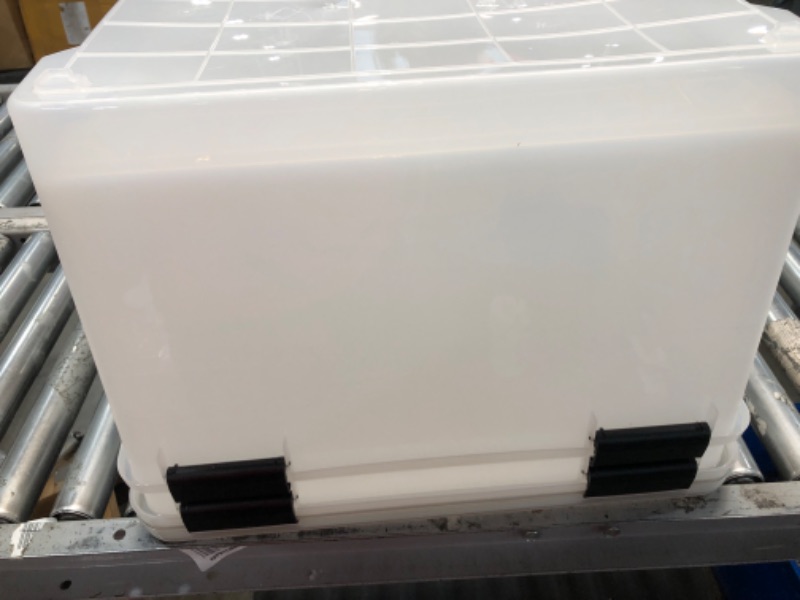 Photo 1 of 2-Pack Clear Storage Latch Box