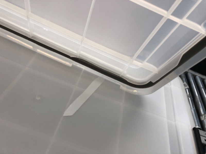 Photo 3 of 2-Pack Clear Storage Latch Box