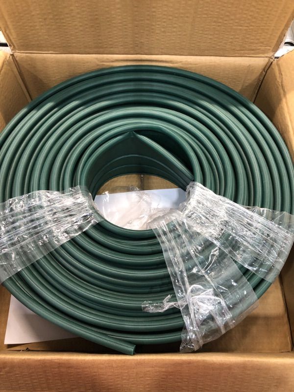 Photo 2 of 
Landscape Edging Kit 60ft 4in Tall Garden Border Edging Plastic Green for Garden Flower Beds Lawn Yard with Connectors & Free Garden Scissors