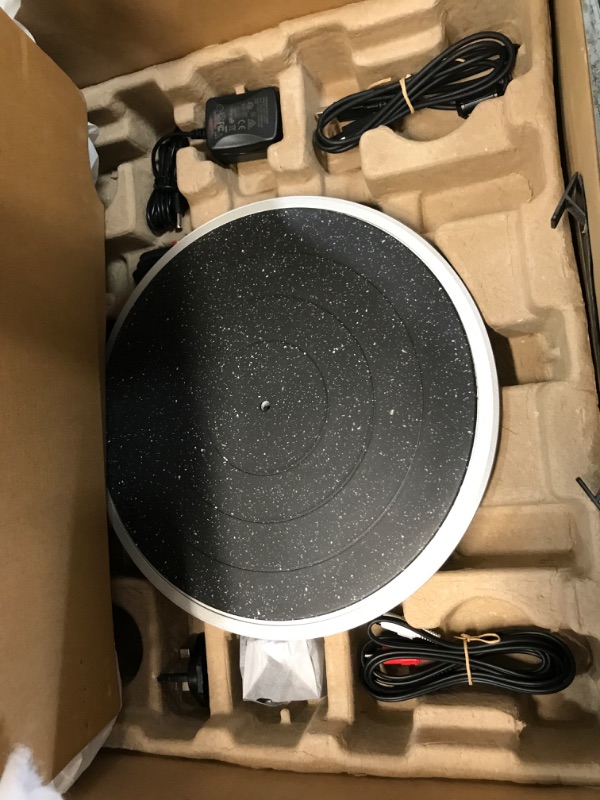 Photo 1 of House of Marley Stir It Up Wireless Turntable: Vinyl Record Player with Wireless Bluetooth Connectivity, 2 Speed Belt, Built-in Pre-Amp, and Sustainable Materials