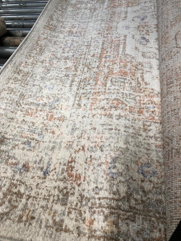 Photo 1 of nuLOOM Jacquie Vintage Floral Area Rug, 5' x 8', Silver
