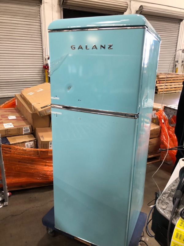 Photo 2 of Galanz GLR12TBEEFR Refrigerator Blue 