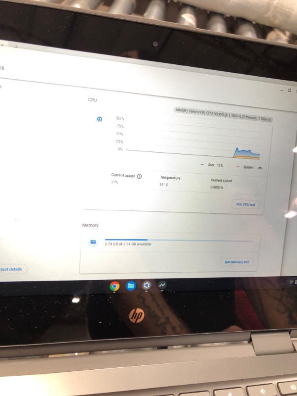 Photo 5 of HP Chromebook 14 G1, 1.40 GHz Intel Celeron, 2GB DDR3 RAM