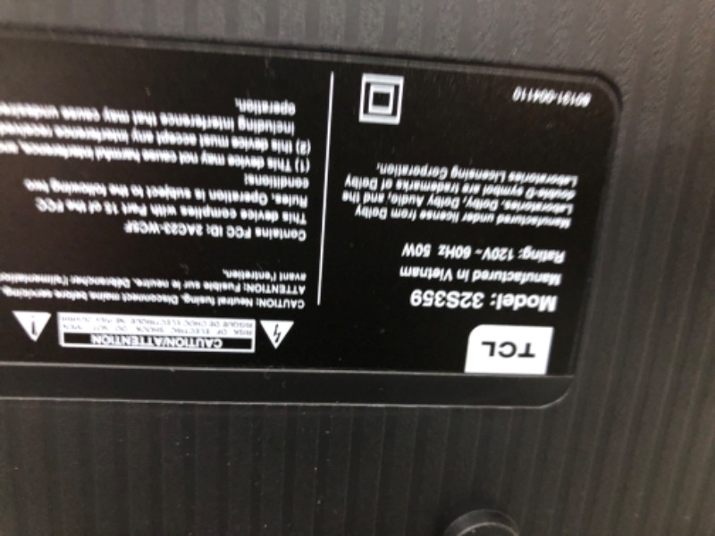 Photo 1 of TCL 32" Class 3-Series Full HD 1080p LED Smart Roku TV - 32S359,Black
