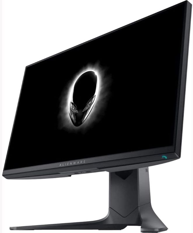 Photo 1 of Alienware 240Hz Gaming Monitor 24.5 Inch Full HD with IPS Technology, Dark Gray - Dark Side of the Moon - AW2521HF- Buttons Do Not Work. Needs Professional Repair
