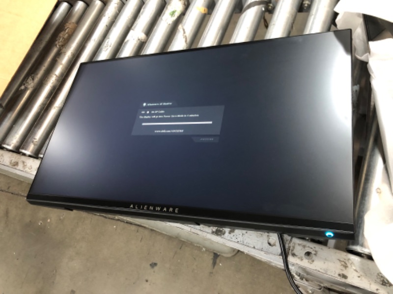 Photo 2 of Alienware 240Hz Gaming Monitor 24.5 Inch Full HD with IPS Technology, Dark Gray - Dark Side of the Moon - AW2521HF- Buttons Do Not Work. Needs Professional Repair
