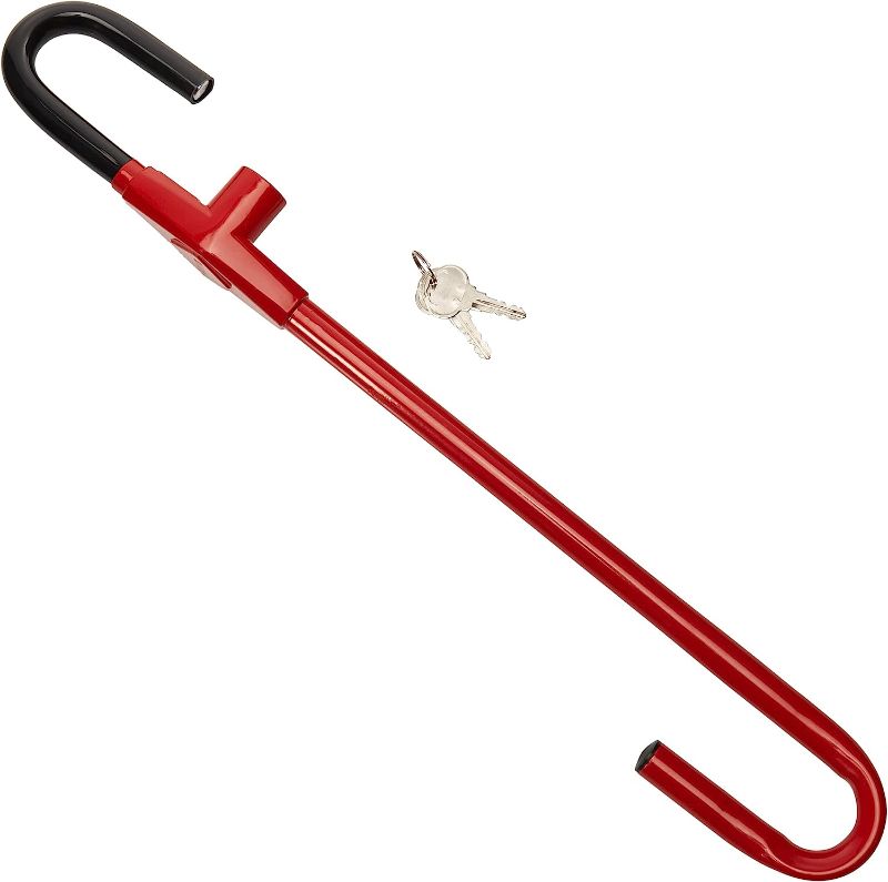 Photo 1 of ***SEE NOTES*** Winner International The Club CL303 Pedal to Steering Wheel Lock, Red, 5.25 Inch