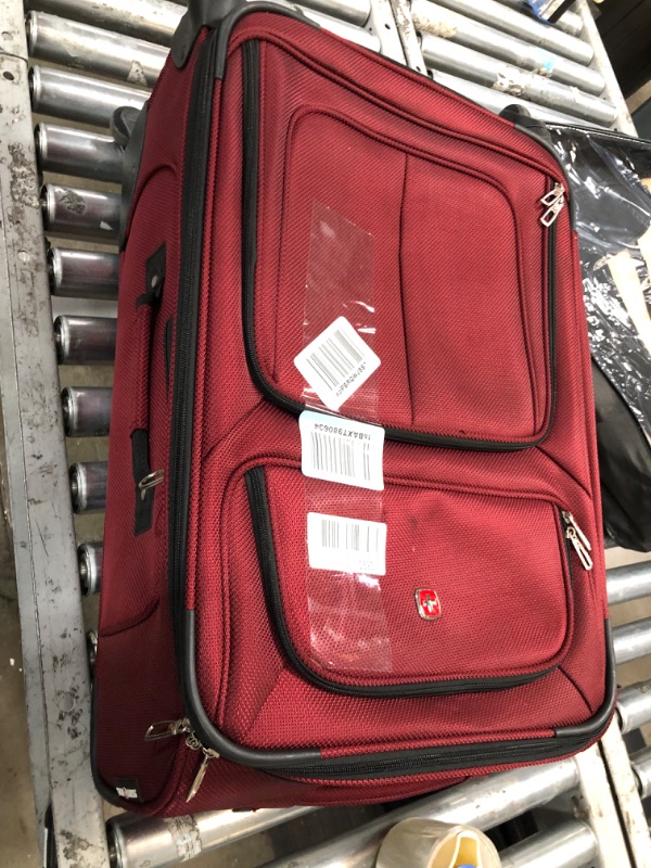 Photo 2 of **SEE NOTES**
SwissGear Sion Softside Expandable Roller Luggage, Burgundy, 28-Inch
