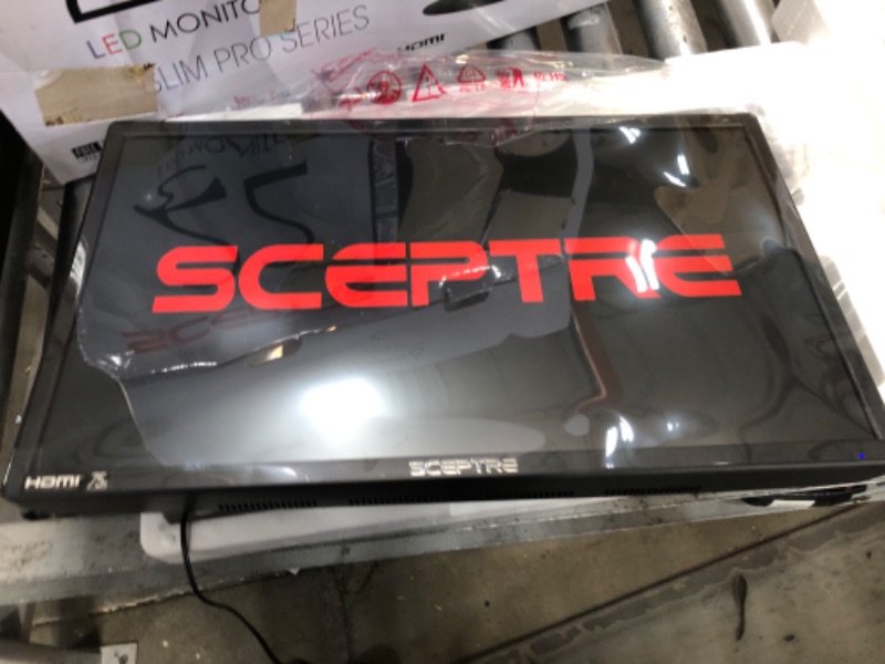 Photo 2 of Sceptre IPS 22 inch 1080p Gaming Monitor 75Hz HDMI x2 99% sRGB up to 320 Lux Blue Light Filter Build-in Speakers, Machine Black (E225W-FPT Series)