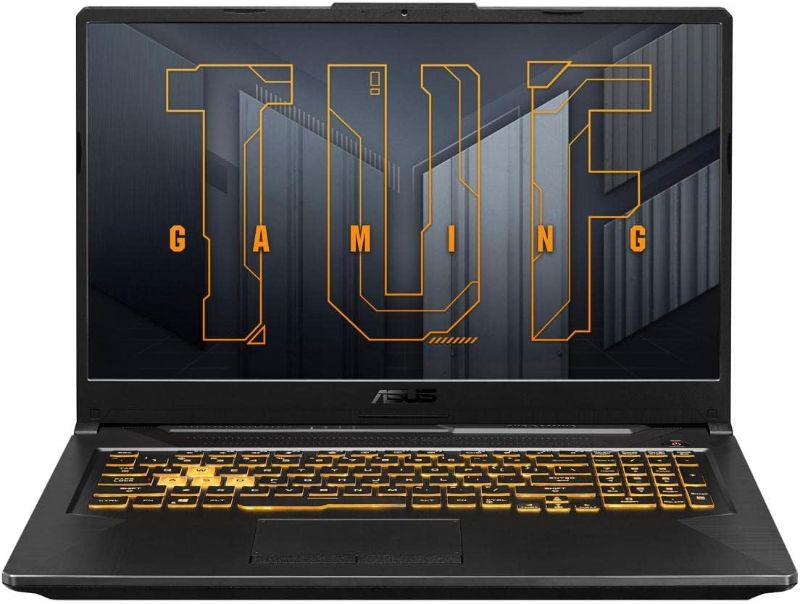 Photo 1 of ASUS TUF Gaming F17 Laptop 17.3" FHD 144Hz IPS Display 11th Gen Intel 6-Core i5-11260H (Beats i7-8750H) 32GB RAM 2TB SSD GeForce RTX 3050 Ti 4GB RGB Backlit Keyboard USB-C Win10 + HDMI Cable