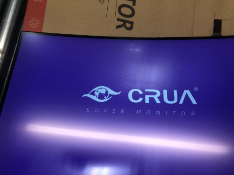 Photo 2 of CRUA 27" 144hz/165HZ Curved Gaming Monitor, Full HD 1080P 1800R Frameless Computer Monitor, 1ms GTG with FreeSync, Low Motion Blur, Eye Care, VESA, DisplayPort, HDMI, Black 27 ” Curved FHD 165HZ