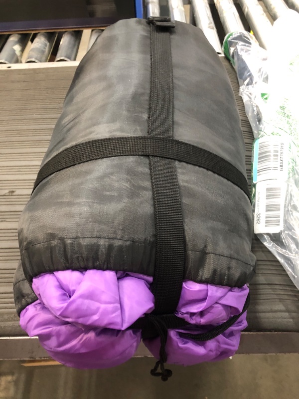 Photo 3 of 
Pacific Pass 30F Synthetic Mummy Sleeping Bag with Compression Stuff Sack - Kids Size
Color:Purple