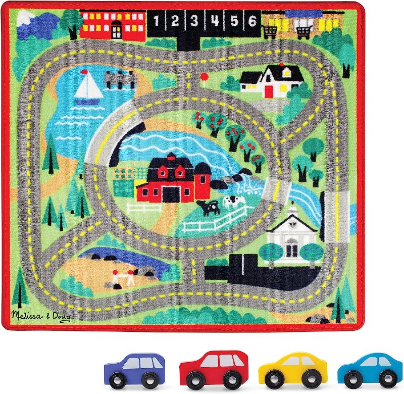 Photo 1 of 
Melissa & Doug Round The Town Road Rug (FFP) 3' x 4'