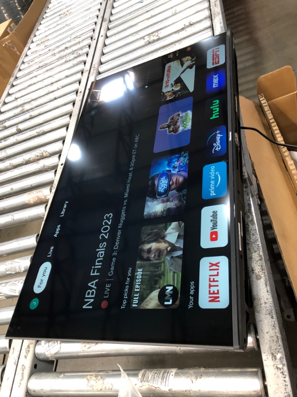 Photo 2 of Hisense A6 Series 43-Inch Class 4K UHD Smart Google TV with Voice Remote, Dolby Vision HDR, DTS Virtual X, Sports & Game Modes, Chromecast Built-in (43A6H, 2022 New Model)