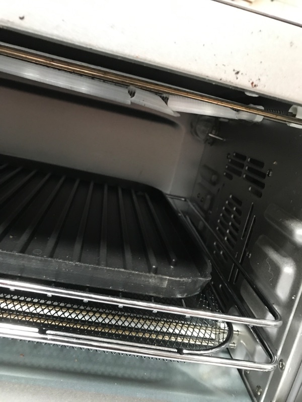Photo 4 of * Damaged* NUWAVE Bravo Air Fryer Oven, 12-in-1, 30QT XL Large Capacity Digital Countertop Convection Oven