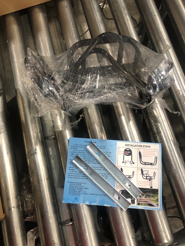 Photo 1 of WORAMUK Kid's Bike seat Rear Child Carrier Bike Chair for Bicycle Kids seat for Children, Toddlers, and Kids Rear Mount Bike seat, Rear Frame Mounted Baby Bike Seats Kids Safety