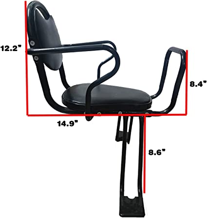 Photo 1 of WORAMUK Kid's Bike seat Rear Child Carrier Bike Chair for Bicycle Kids seat for Children, Toddlers, and Kids Rear Mount Bike seat, Rear Frame Mounted Baby Bike Seats Kids Safety