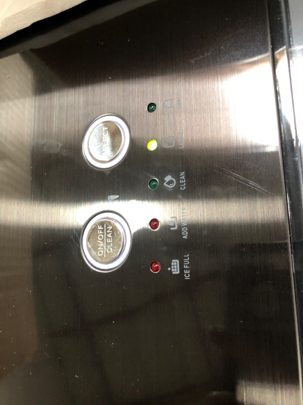 Photo 1 of Ice Maker Machine for Countertop, Freezimer 33 lbs/24Hrs, 9 Cubes Ready in 6 Mins Self-Cleaning Electric Ice Machine with Ice Scoop and Basket for Home Kitchen Bar Party - Black