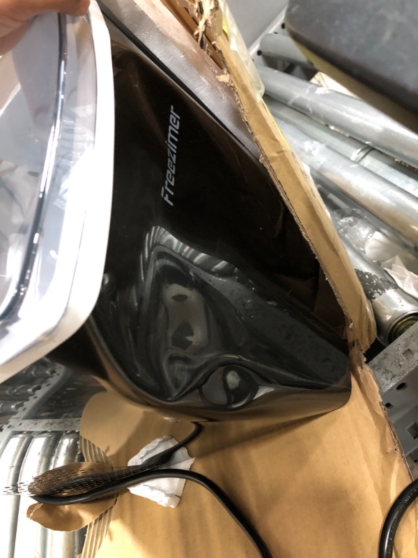 Photo 1 of Ice Maker Machine for Countertop, Freezimer 33 lbs/24Hrs, 9 Cubes Ready in 6 Mins Self-Cleaning Electric Ice Machine with Ice Scoop and Basket for Home Kitchen Bar Party - Black