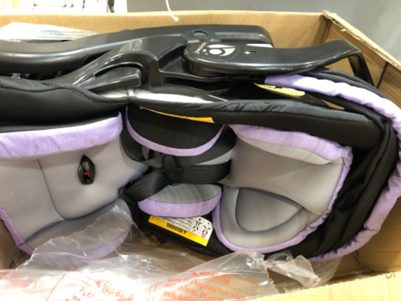 Photo 2 of Baby Trend Secure Snap Tech 35 Infant Car Seat, Lavender Ice 16.5x16.25x28.5 Inch (Pack of 1)