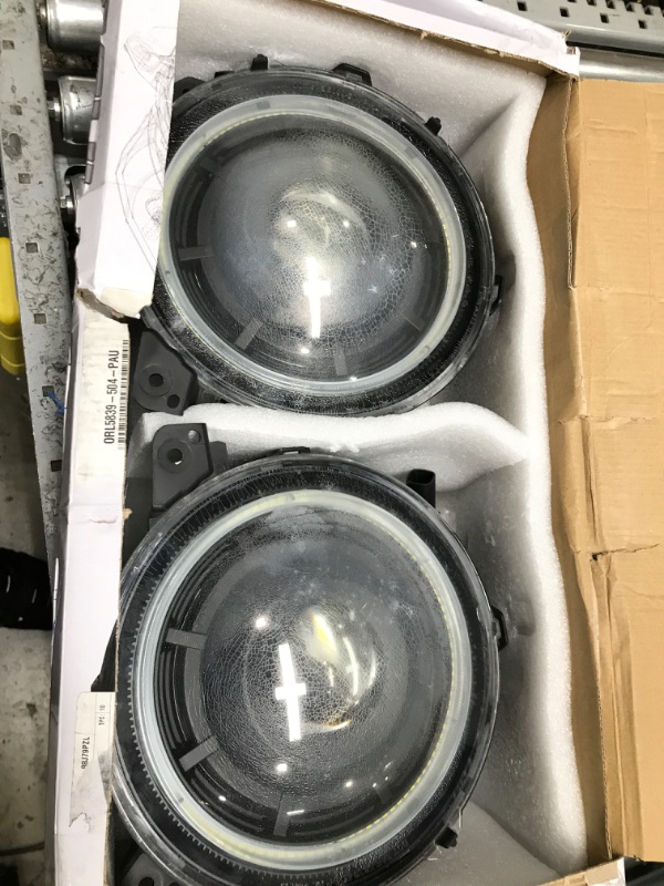 Photo 2 of ORACLE Lighting Oculus™ Bi-LED Projector Headlights for Jeep JL / Gladiator JT - Graphite Metallic 5500K Graphite Metallic