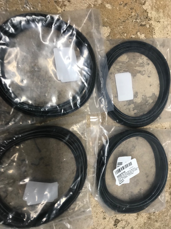 Photo 2 of 4PK--137315300 Dryer Drive Belt by Norward - Compatible with Whirlpool Kenmore Frigidaire Dryer - Replaceas PS2349294, 134719300, AP4368788, 1482960, 7134719300