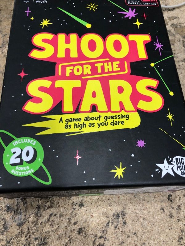 Photo 2 of Big Potato Shoot for The Stars — The Rocket-Powered Trivia Game for Adults and Family — Board Games for Teens, Kids and Aliens Alike