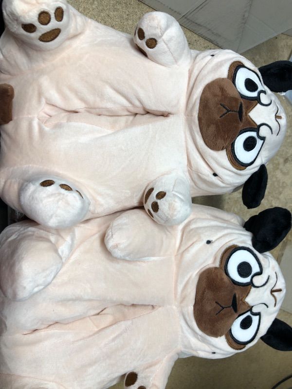 Photo 1 of LARGE PUG DOG SLIPPERS 