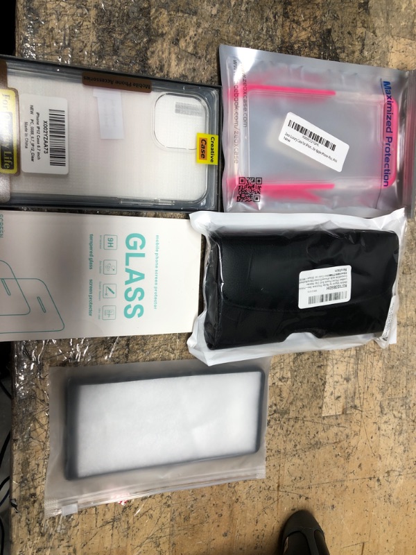 Photo 1 of 5 ITEMS PHONE CASE/GLSS SCREEN PROTECTOR BUNDLE