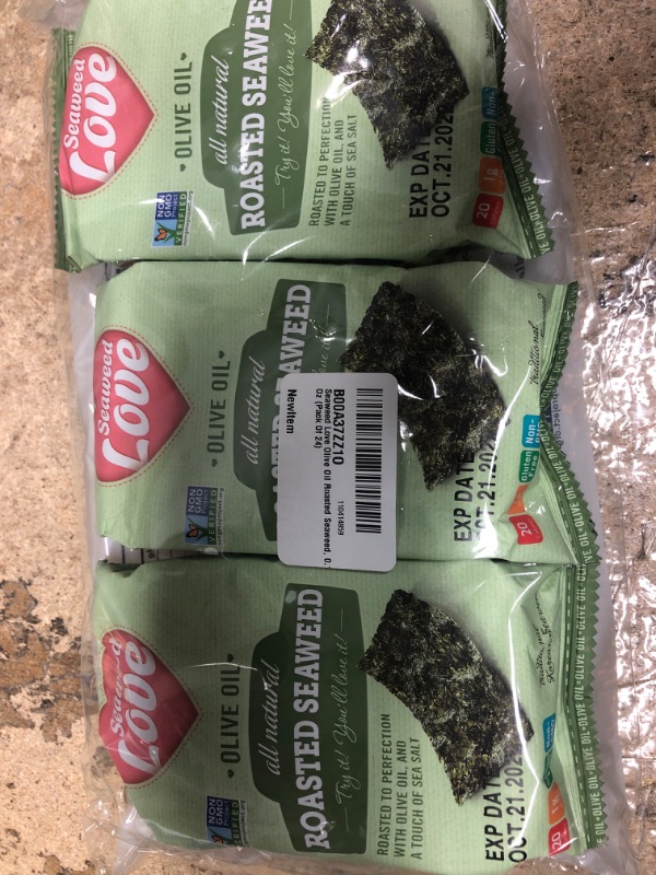 Photo 1 of 2 packs of 3 Bundle pack of seaweed