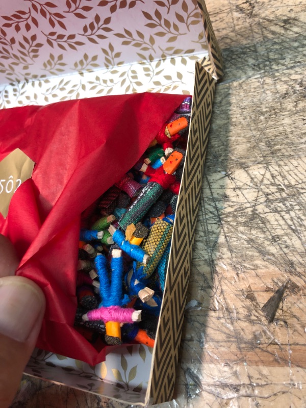 Photo 3 of *SMALL* 5ô2 150 Worry Dolls in Bulk from Guatemala - 75 Boys and 75 Girls - Worry Doll - Guatemalan Dolls - Mayan - Trouble - Anxiety - People - Mexican - (1 in) (150 Pack)