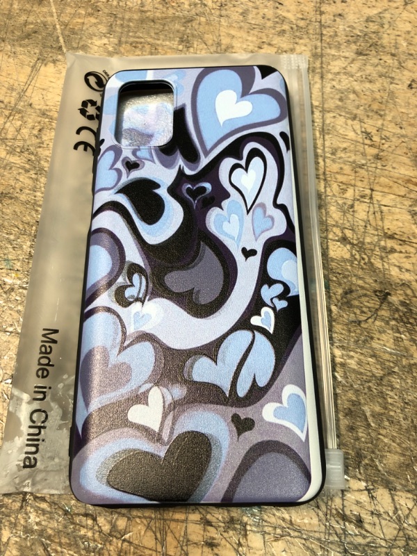 Photo 2 of Compatible with Moto G Stylus 2021 Case,Indie Purple Love Hearts Coffee Latte Swirl Valentines Pattern Design for Moto Case Women Girls,Soft TPU Protective Stylish Shockproof Case for Moto