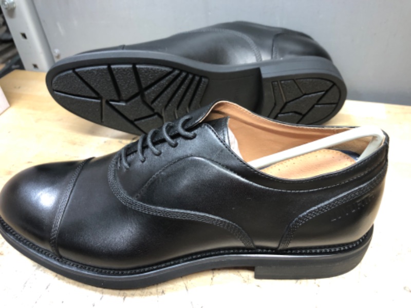 Photo 2 of LUVURTH Oxfords Wingtip Casual & Formal Leather Oxfords Cap Toe Dress Shoes, Black, Size 9 