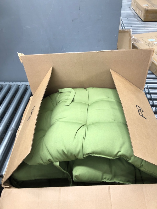 Photo 1 of 2 GREEN SEAT CUSHIONS FOR CHAIR