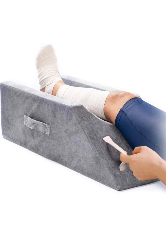 Photo 1 of ***Stock photo is for reference.***
LightEase Memory Foam Leg Support and Elevation Pillow w/Dual Handles for Surgery, Injury, or Rest